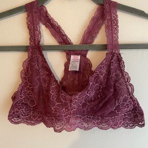 Purple Lace Bralette